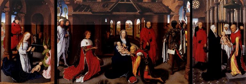 MEMLING, Hans Wings of a Triptych sh China oil painting art